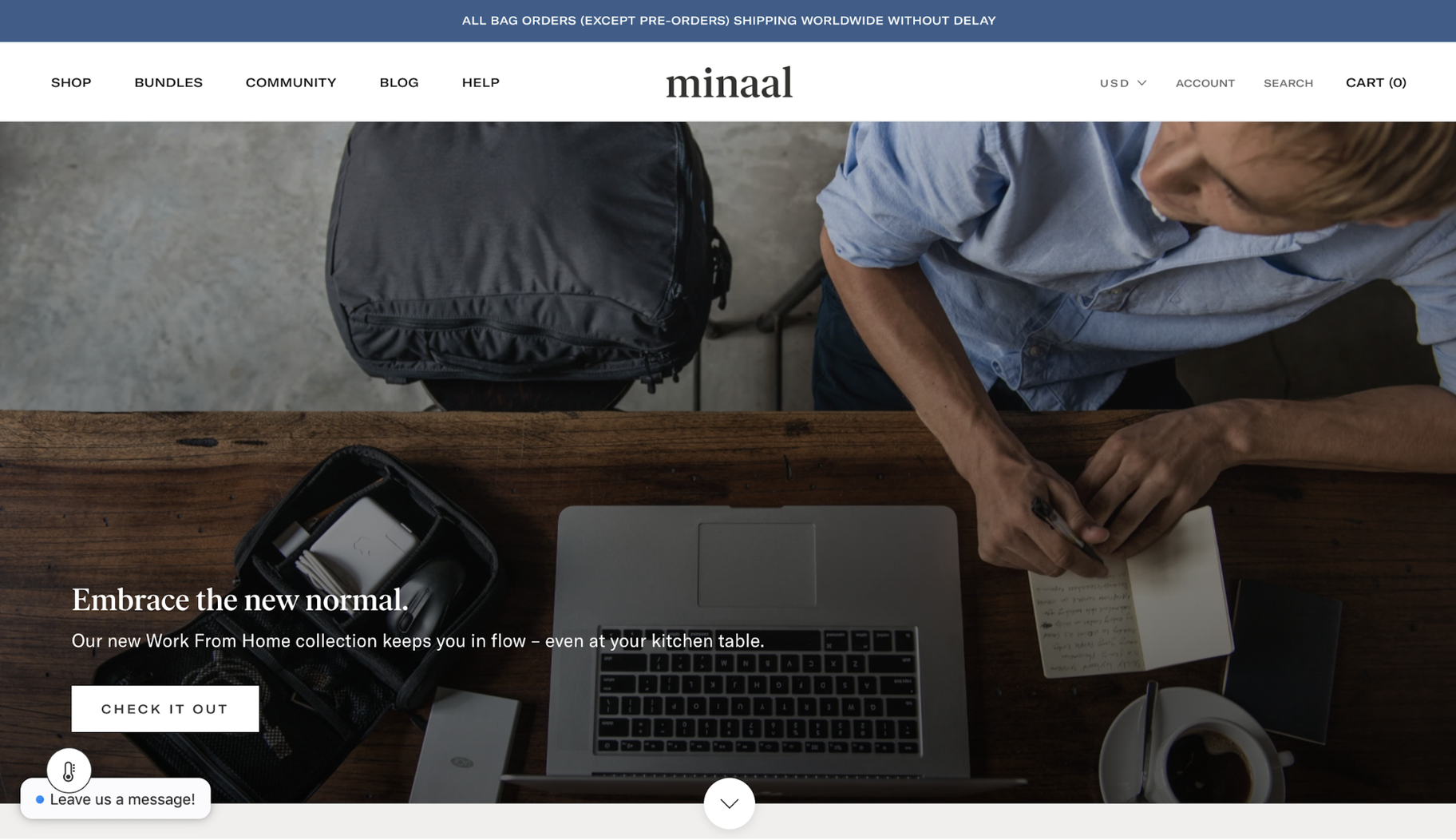 小商务网站示例：minaal