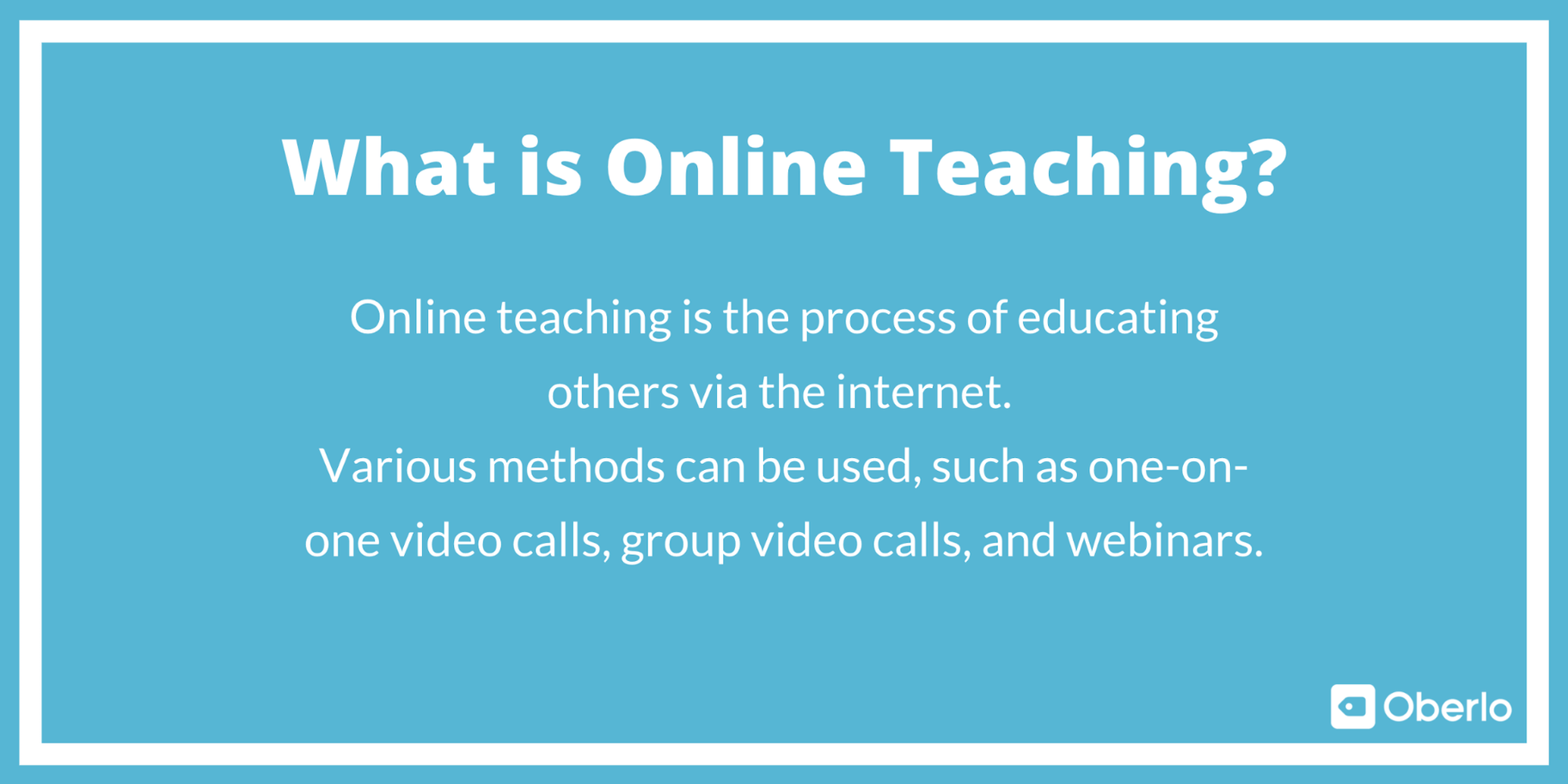 什么是在线教学?