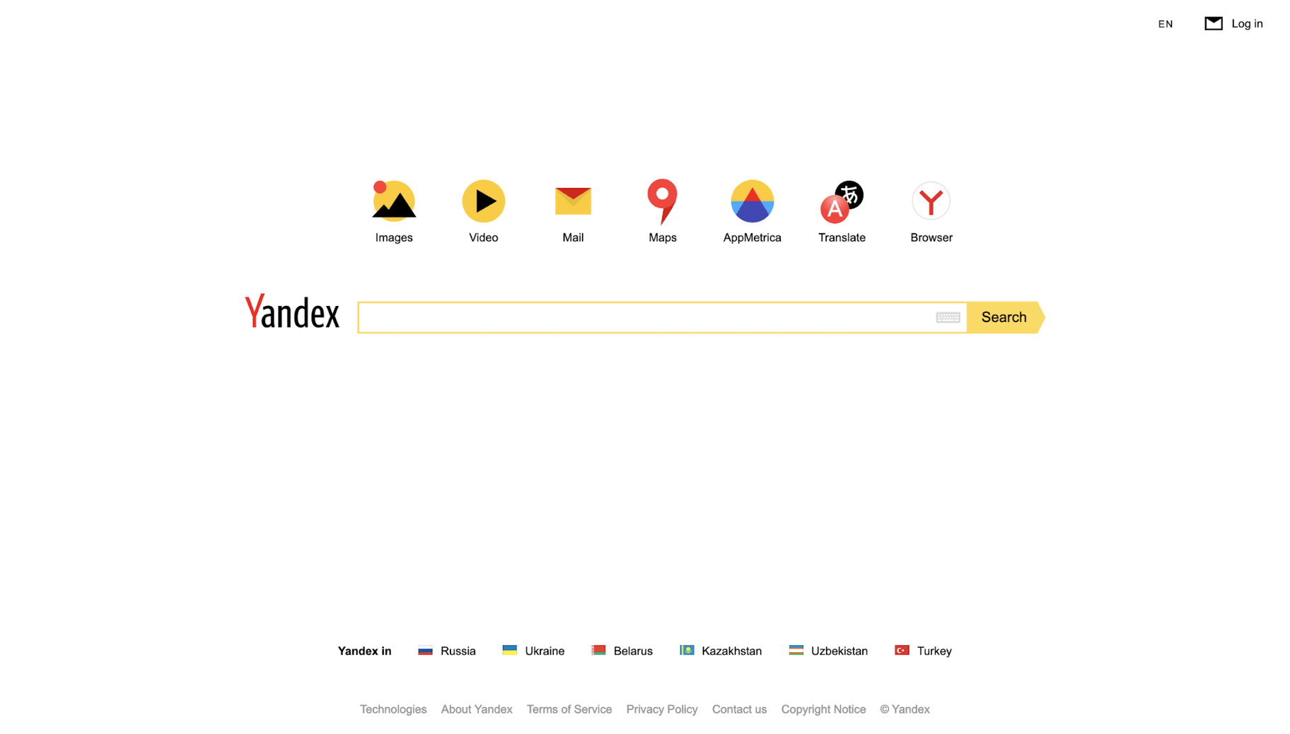 搜索引擎Yandex