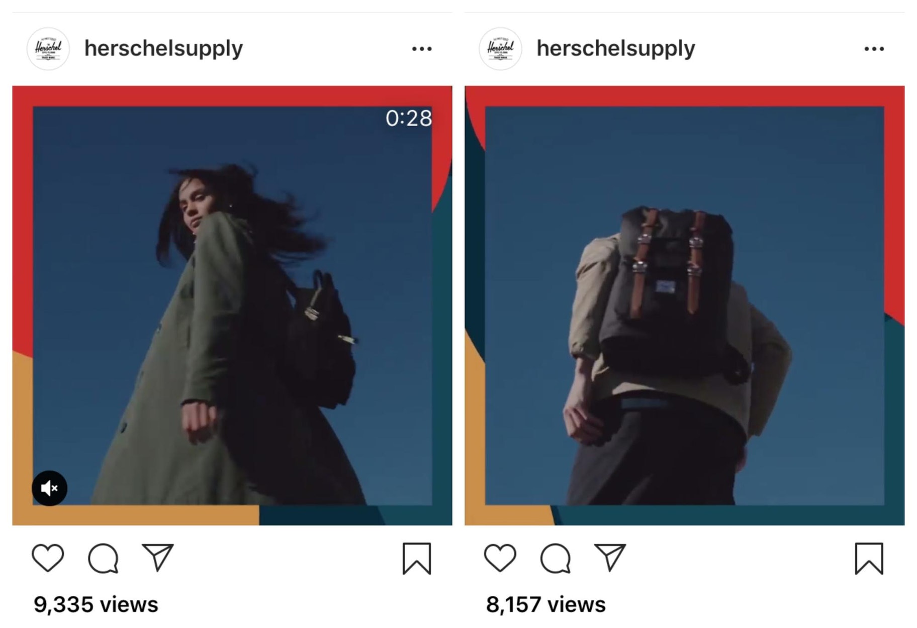 Herschel供应Instagram模板