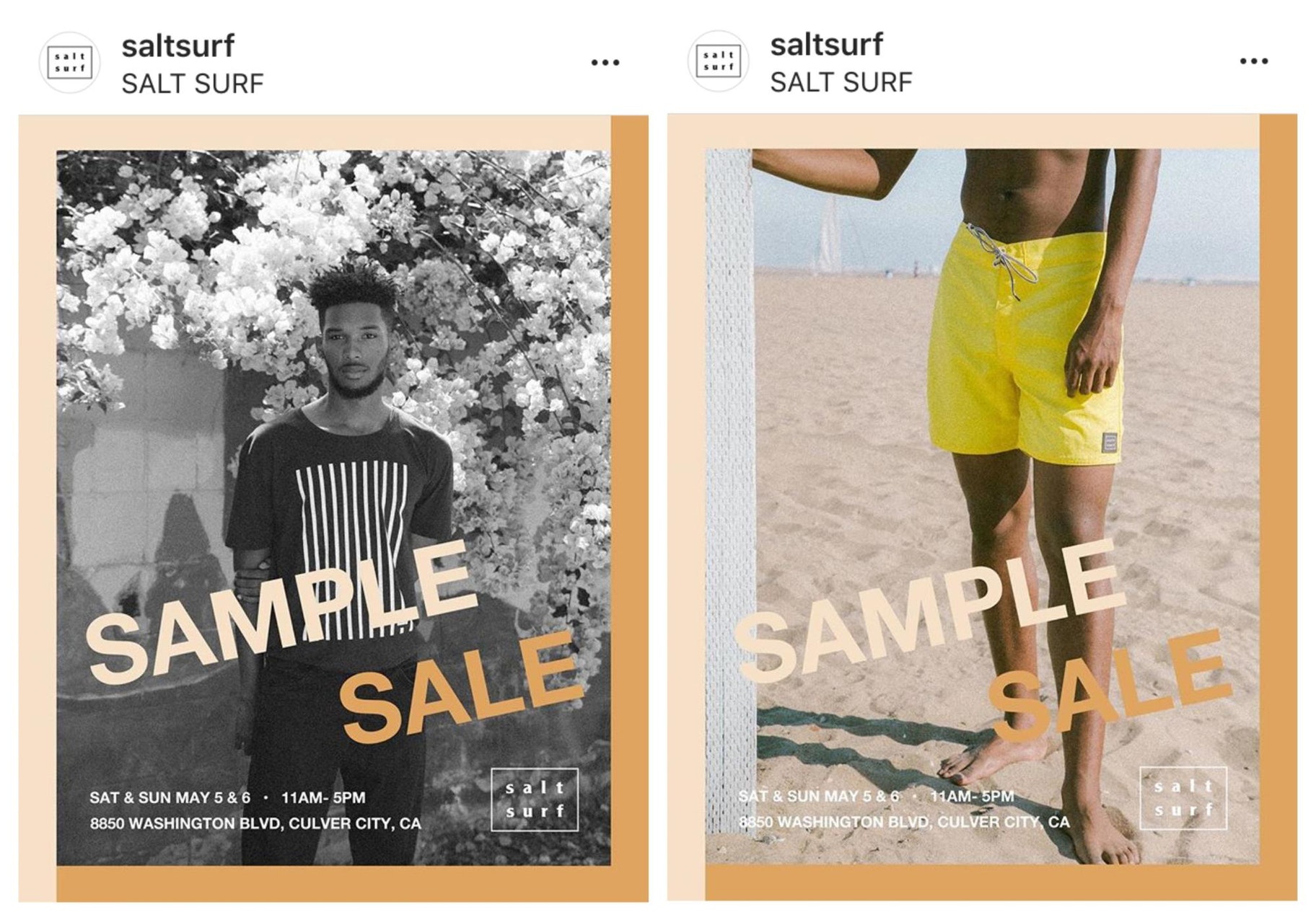 Salt Suf Instagram模板