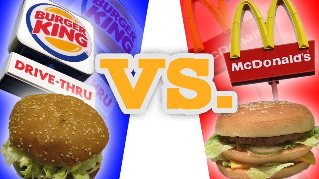 麦当劳vs汉堡王广告