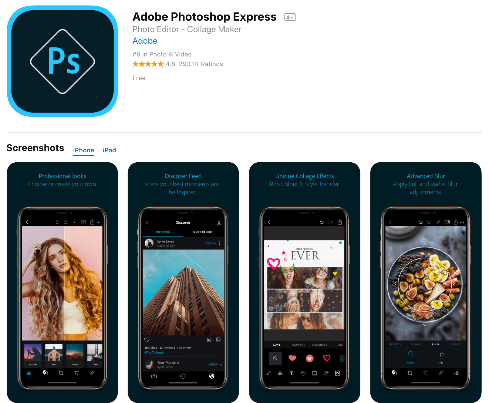 Adobe Photoshop App免费版