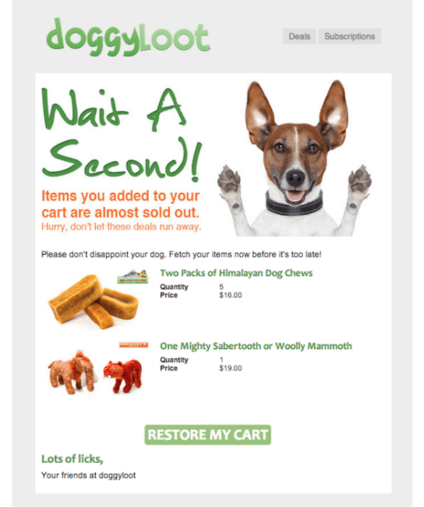 DogGyloot电子邮件模板