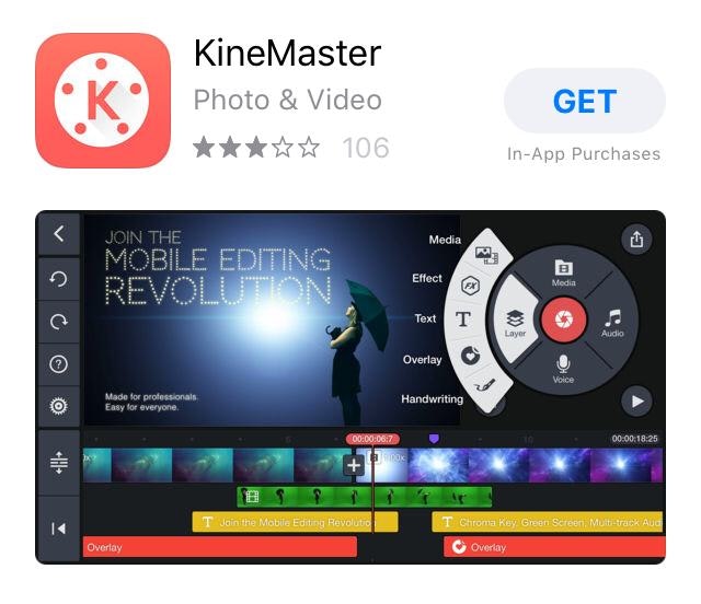 Kinemaster视频编辑应用程序