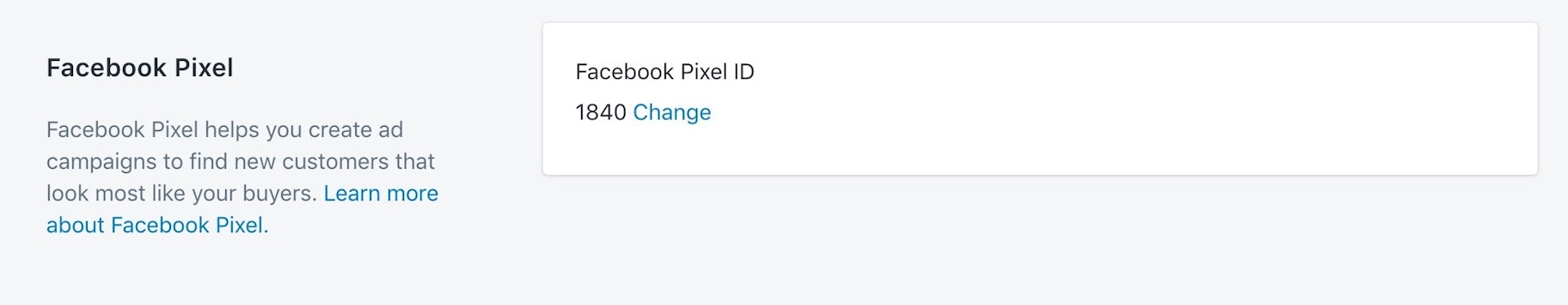 在shopify中插入Facebook Pixel ID
