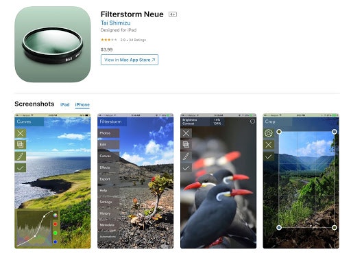 Filterstorm Neue最佳图像编辑应用程序